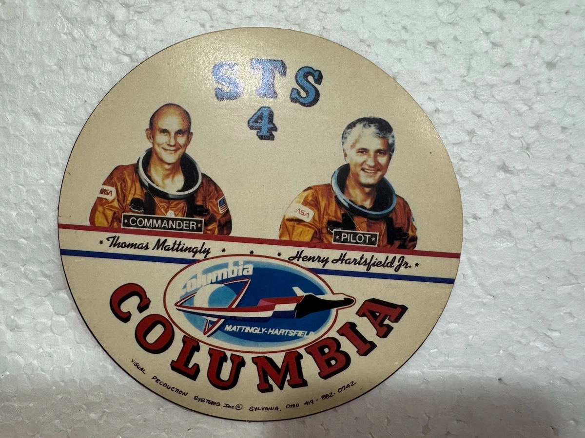 NASA Sticker Space Shuttle Exploration Mission Collectibles for