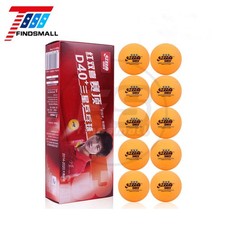 10PCS DHS 3 Star Table Tennis Ball ABS D40 ,ITTF World Championship Official