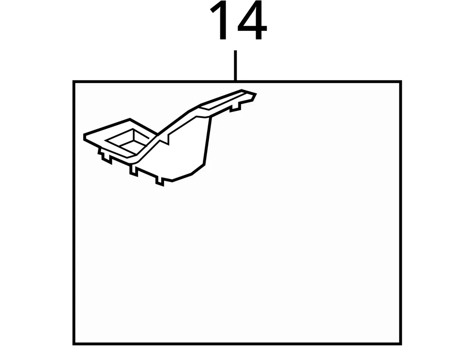 ADEQUADO PARA 2008-2010 SATURN VUE COVER ASM F/FLR CNSL RR *L 96827537 - NOVO FABRICANTE DE EQUIPAMENTO ORIGINAL - Imagem 3 de 3