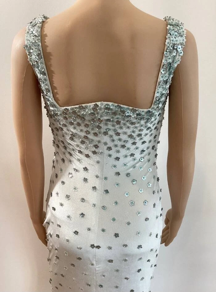 ABITO RARO GIANNI VERSACE COUTURE RUNWAY SEXY IMPREZIOSITO F W 1995 TAGLIA 42