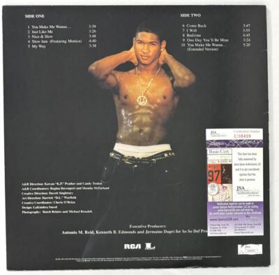 Usher Raymond Signed Autograph Album Vinyl Record LP - My Way 8701