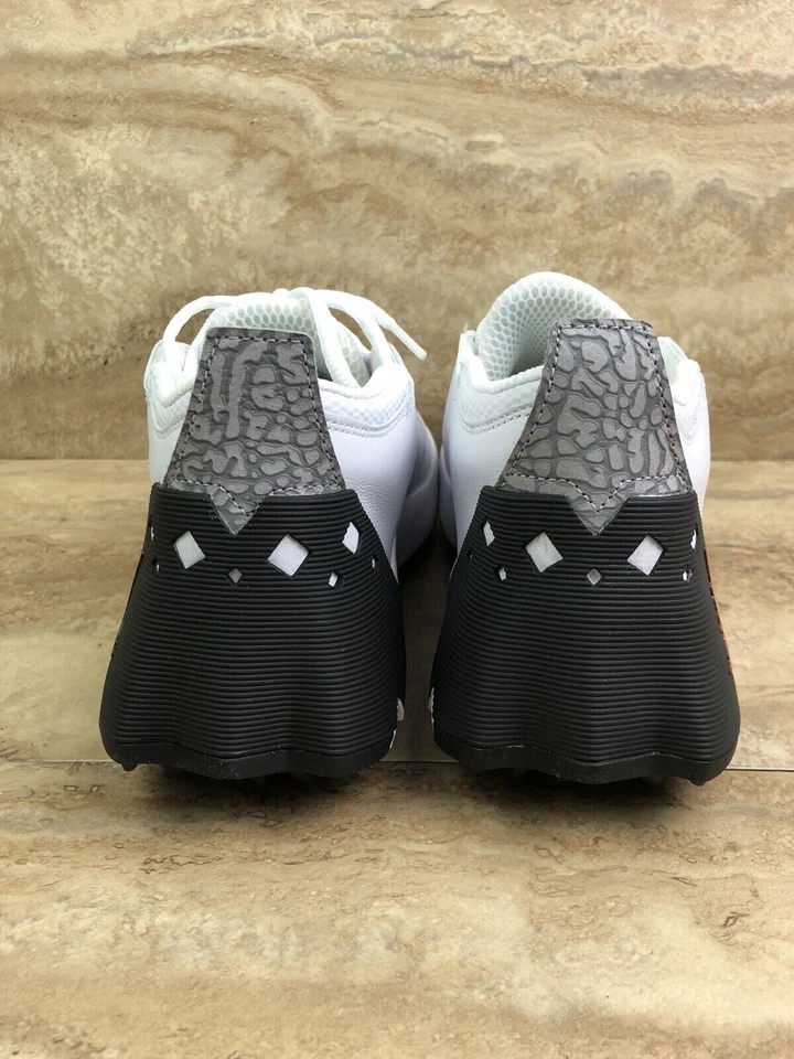 Zapatos de golf Nike Jordan ADG 2 blancos cemento negros para hombre talla 8,5 CT7812-100 Foto 4 de 4