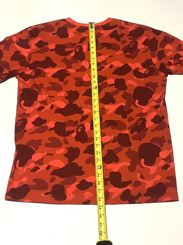 A Bathing Ape (BAPE) Red Camo T-Shirt XXL (Fits like a L) - Picture 6 of 8