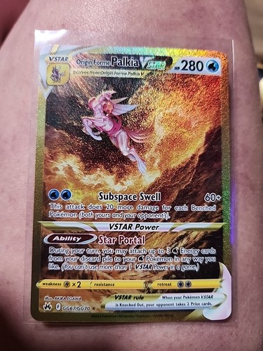 Origin Forme Palkia Vstar GG67/GG70 Gold Secret Rare Crown Zenith ...