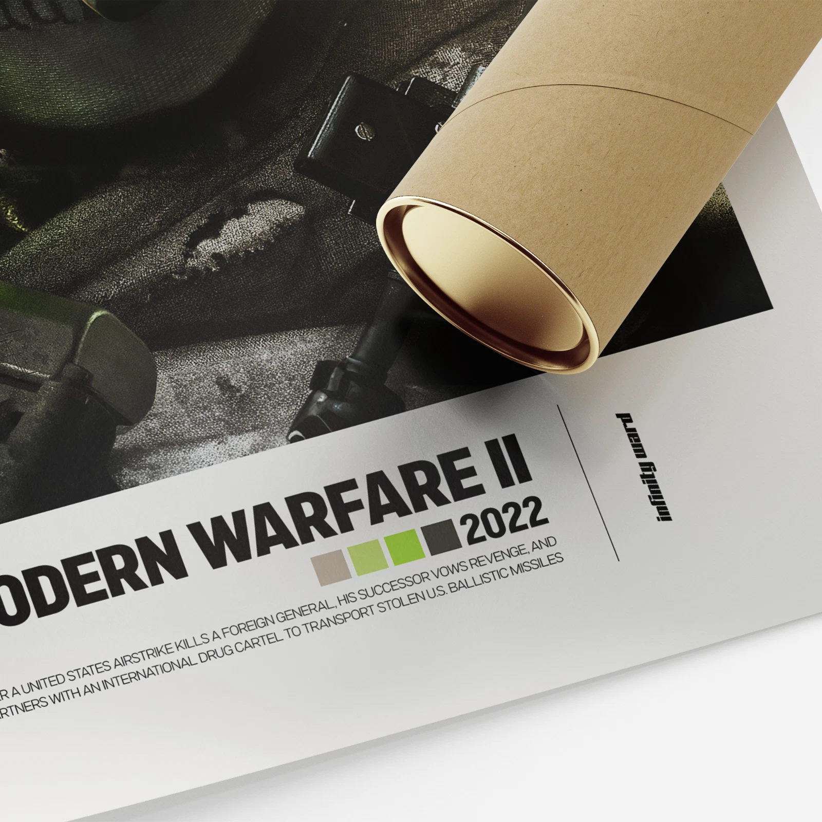 Call of Duty Modern Warfare II 2022 Video Game Art Poster
