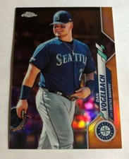 2020 Topps Chrome ORANGE Refractor DAN VOGELBACH SP #09/25 Made Mariners #30
