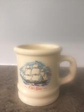 Vintage Old Spice Coffee Tea Mug Cup Shaving Mug Grand Turk Ship w/American Flag