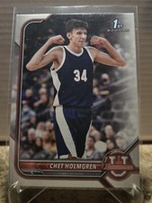 2021-22 Bowman University - #38 Chet Holmgren (RC) Oklahoma City Thunder- B3d