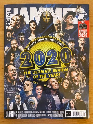 METAL HAMMER Magazine January 2021 ULTIMATE REVIEW Of Year EVANESCENCE Puscifer