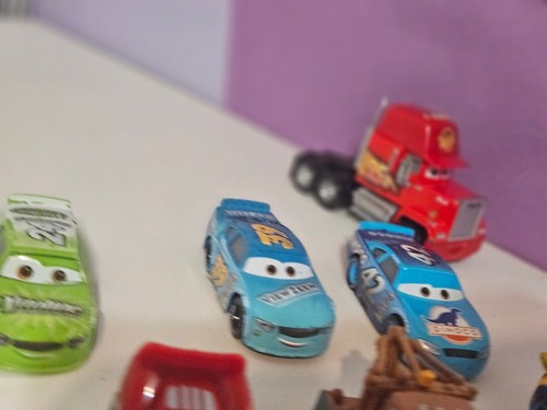 Disney Pixar Lot 10 Cars Authentic Mattel Mack HTB Zeen Mater - Picture 4 of 15