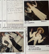 Rare Lea Thompson A WILL OF THEIR OWN Polaroid Photos + Costume Dept Sheet