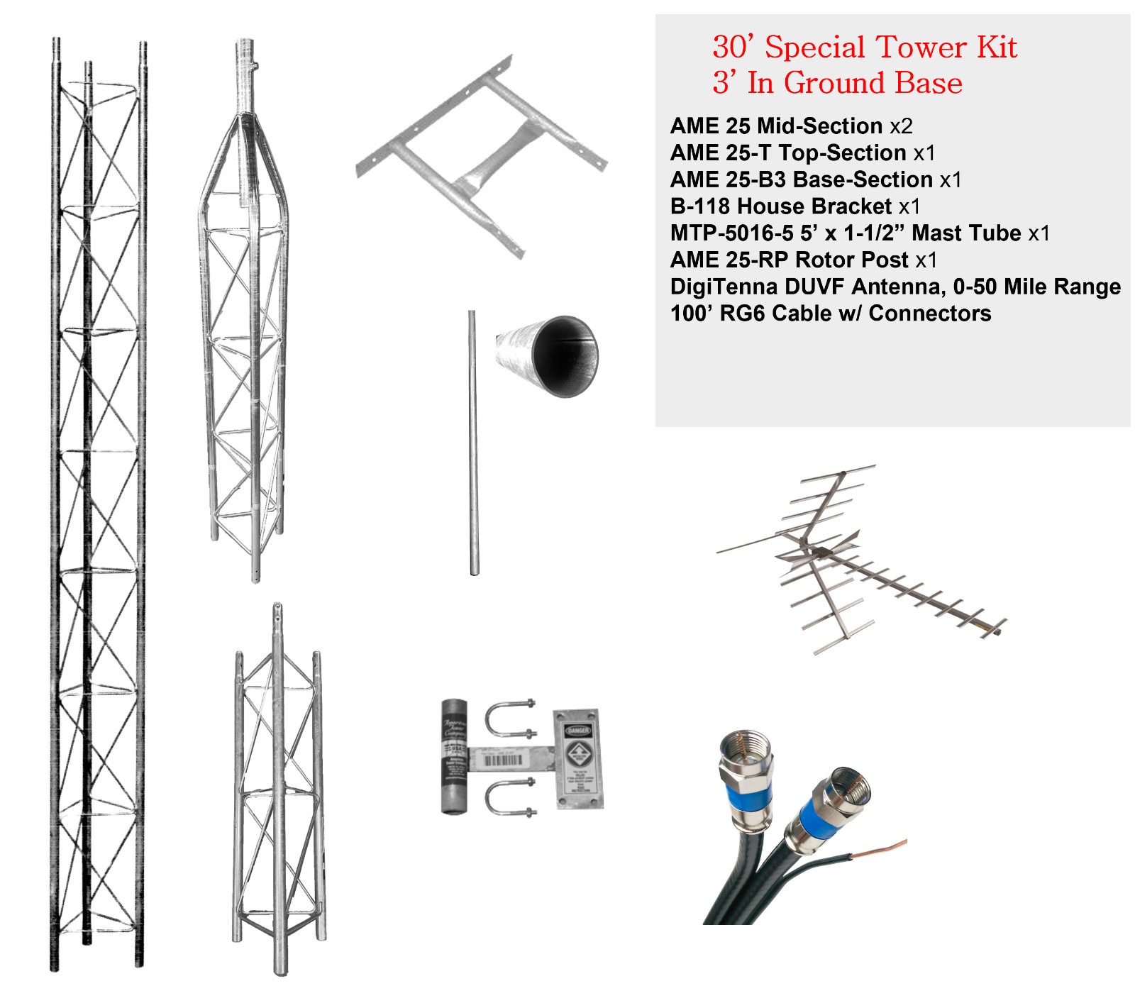 AMERITE ANTENNA AND TOWER KIT 30FT 25G SERIES 0 50 MILE RANGE Prim Baby five-star-2022-hdtv-antenna-indoor-outdoor-150-mile-range-4k-1080p