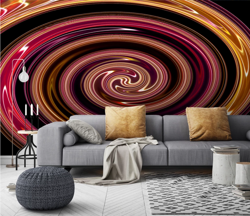 3D Colorful Swirl ZHUA4967 Wallpaper Wall Murals Removable Self-adhesive Ann 24 - Picture 2 of 11