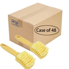 48 Pcs/CTN Tire Wheel Cleaning Brush, Car Carpet Brush Stiff Bristle