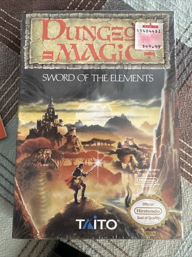 Dungeon Magic Nintendo Game NES, 1990 With Box, Manual, Case, & Styrofoam 🐶 - Picture 3 of 4