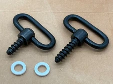 Rifle Sling Mounting Set Steel 1" Swivels & Screw Stud Base Kit 4512