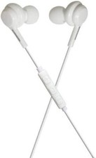 Magnavox MHP4857-WH Ear Buds with Microphone in White  Available in Black ...