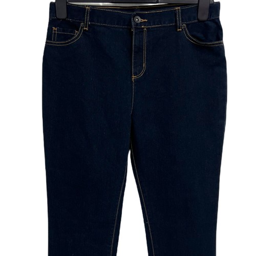 Children's Place Girl's Straight Leg Dark Wash Skinny Fit Denim Jeans Size 18 - Picture 2 of 11