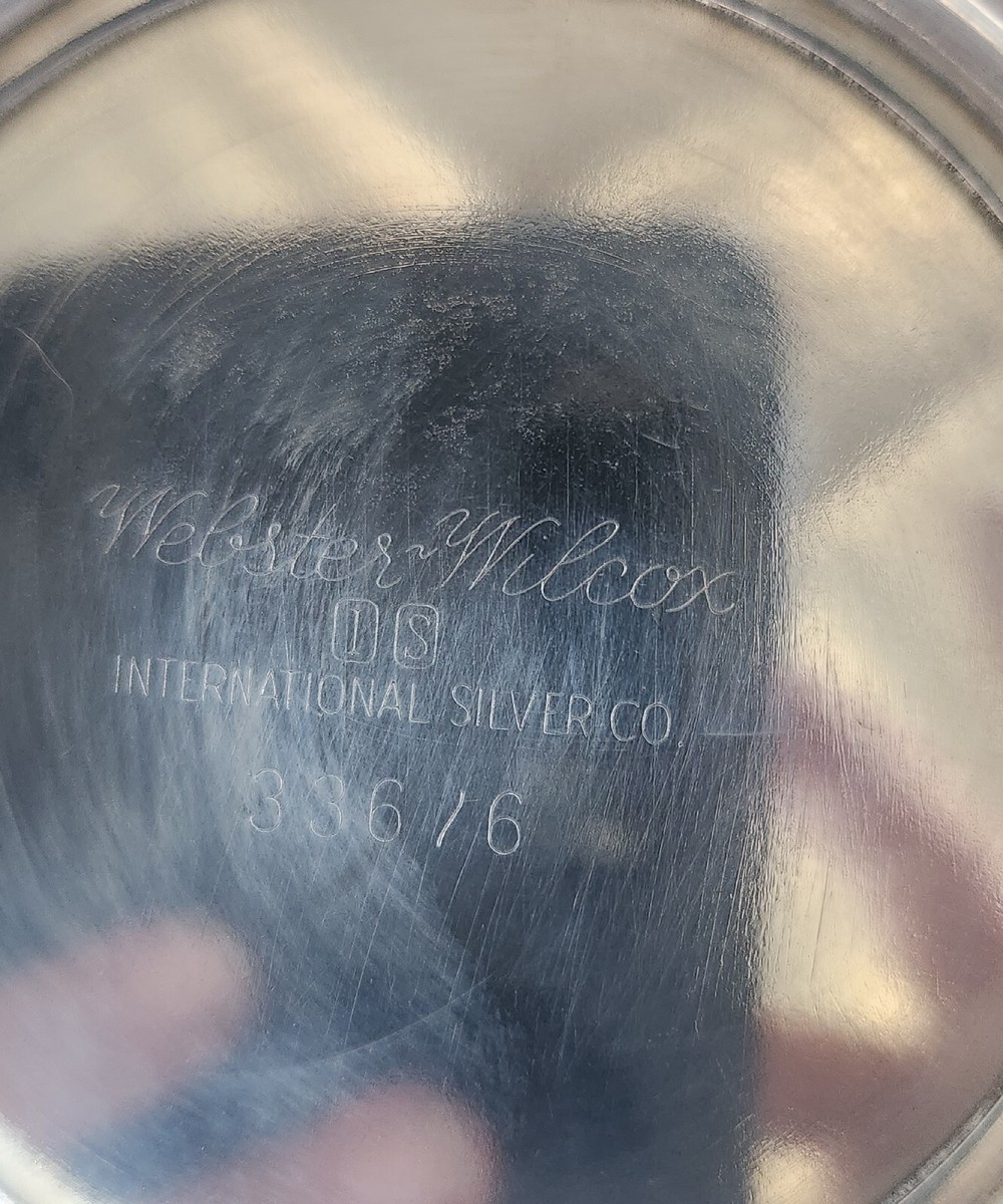WEBSTER-WILCOX INTERNATIONAL SILVER CO. Bowl 336/6 | eBay