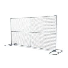 6 ft Temporary Chain Link Fence Panel (Galvanized) - WILL CALL RIVERSIDE