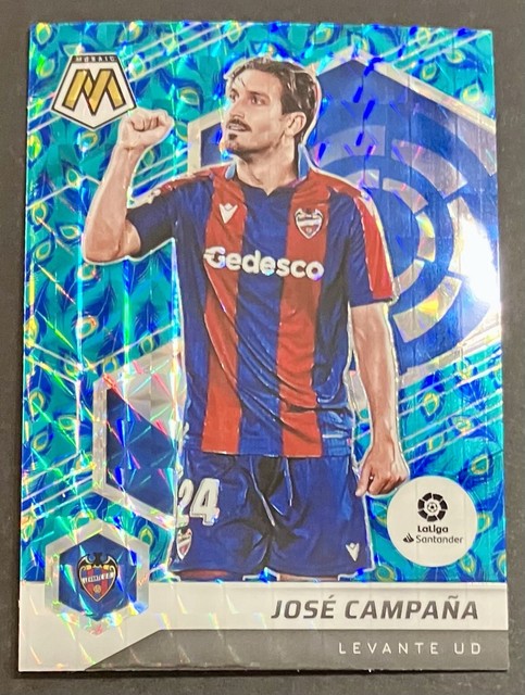 2021-22 Panini Mosaic La Liga Soccer Peacock Prizm Jose Campana Case Hit