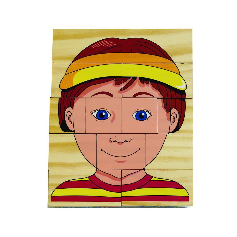 Wooden Changing Emotions Block Puzzle, Social Emotional Learning, Preschool, ...