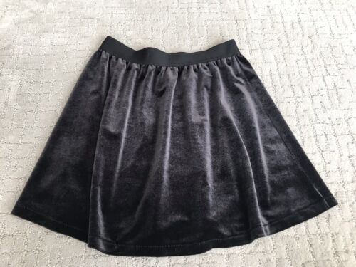 Girls Gap Kids Black Velour Stretch Waist Skirt Size XL 12 - Afbeelding 1 van 3