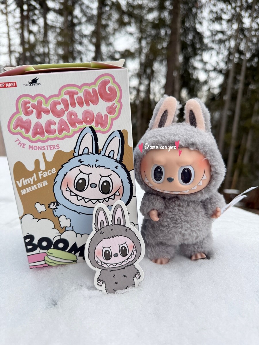 【正規品】ラブブ Exciting Macaron Sesame Bean Labubu The Monsters Exciting Macaron Vinyl Face Series