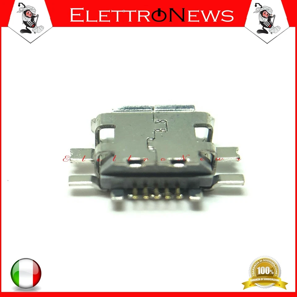 Connettore di ricarica micro usb plug- in per Nokia N8 A079 - Immagine 2 di 4