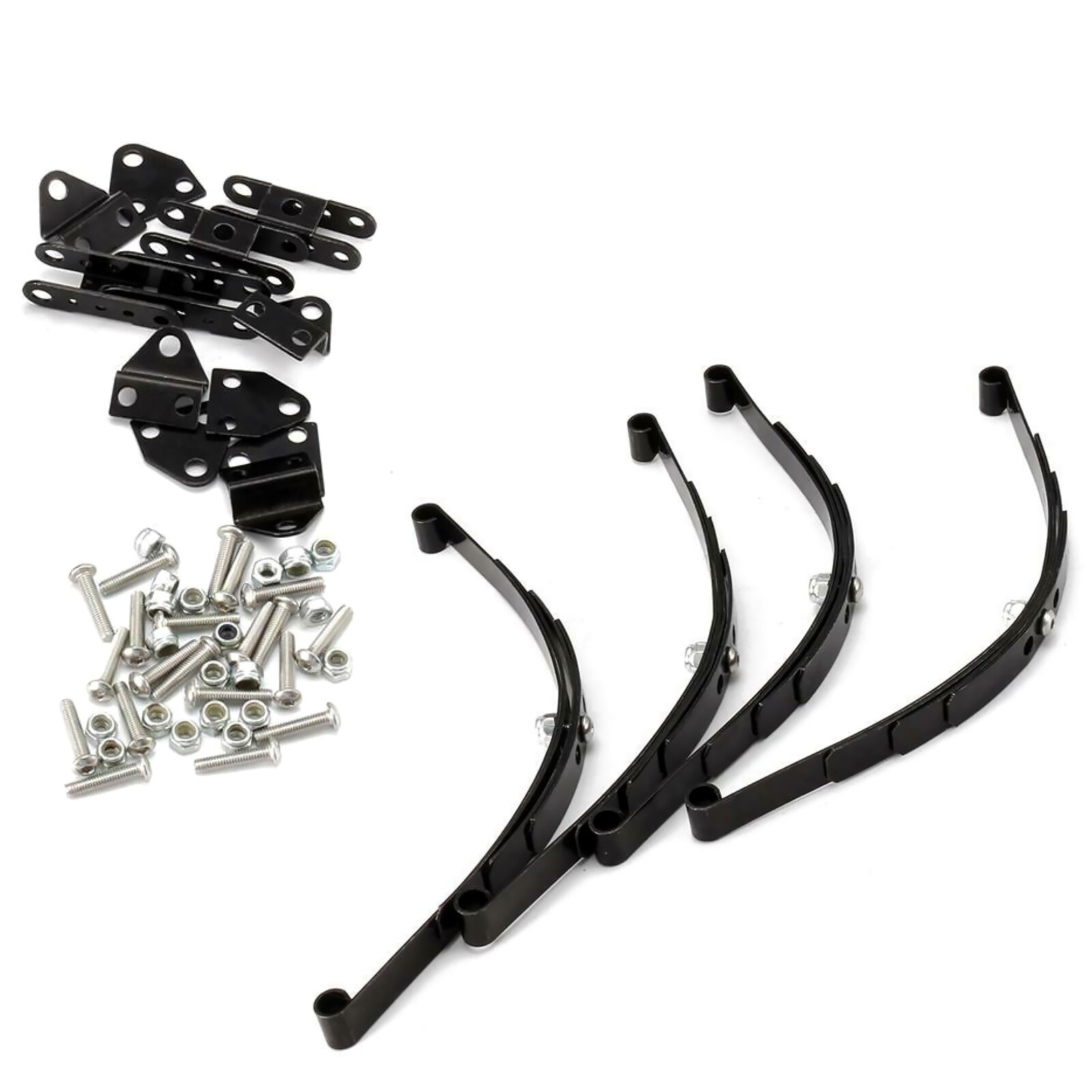 4Pcs 1/10 RC Car Leaf Springs for Tamiya & Axial SCX10 Damper Chassis Parts