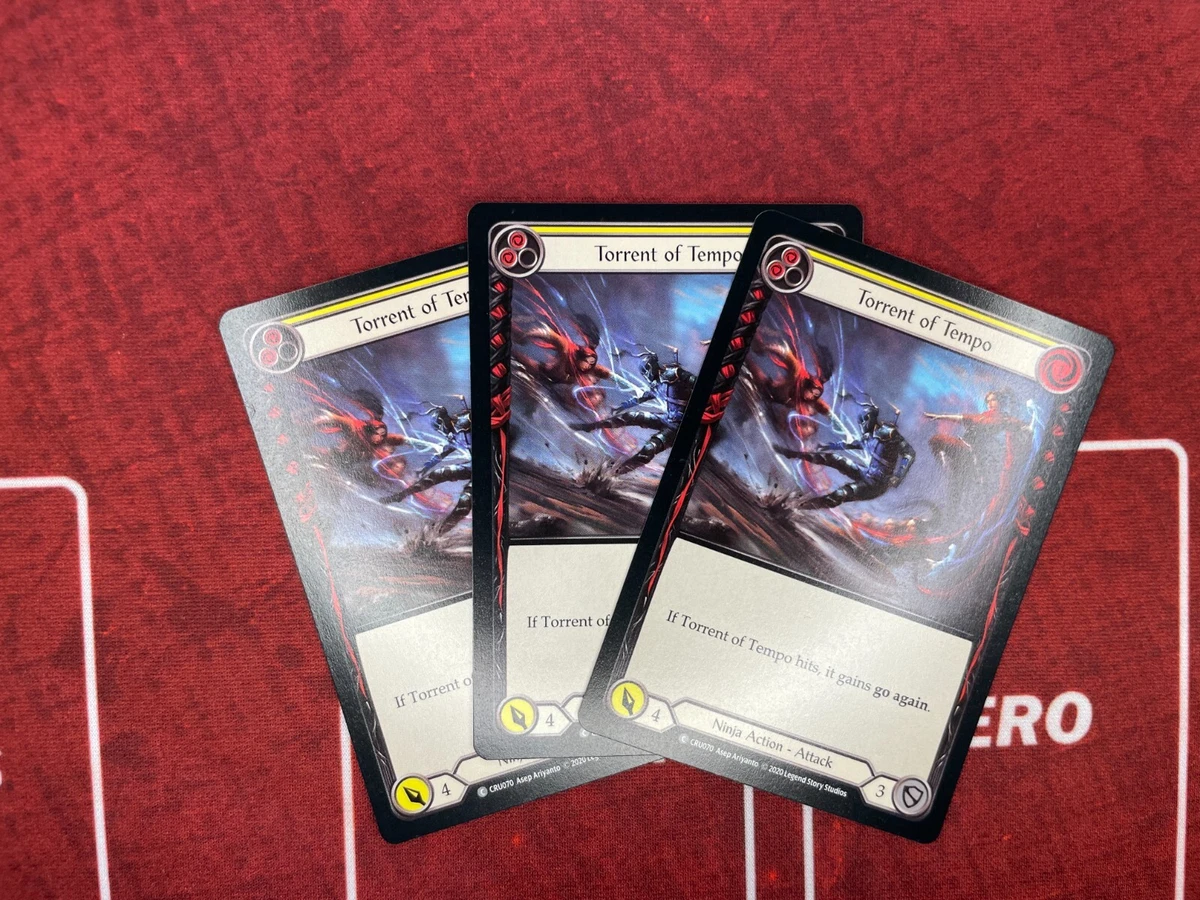 Crucible Of War 1st Ed Flesh And Blood NM Playset Torrent Of Tempo.