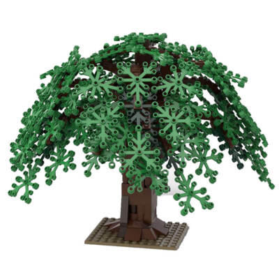 ZITIANYOUBUILD Willow Tree Trains Sand Table Scene 376 teile Spielzeug Bausets