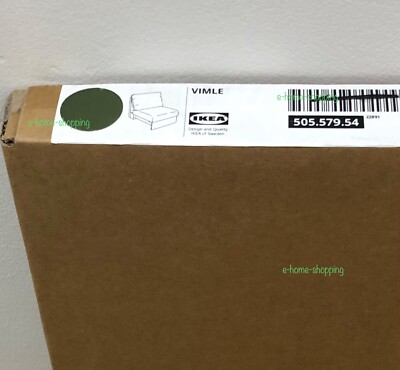 BEZUG für IKEA VIMLE 1 Sitzteil Djuparp dunkelgrün 505.579.54 UVP 139£