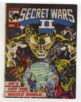 1985 MARVEL SUPER HEROES SECRET WARS II #3 1ST APP OF BEYONDER COVER KEY RARE UK