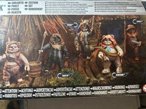 Star Wars Hasbro Ewok 5 Pack: Flitchee, Nanta,Teebo, Kneesaa, Tippet - Bild 2 von 4