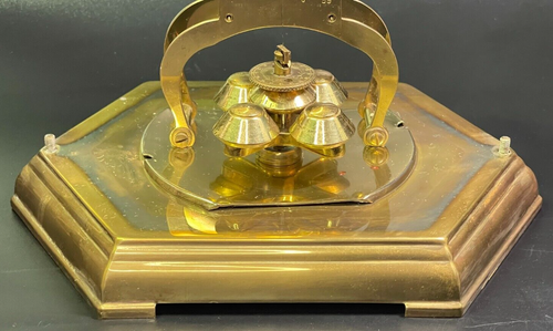 VTG Aug. Schatz & Sohne 400 Day German Torsion Pendulum #53 Carriage Clock WORKS - Picture 8 of 18