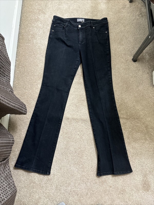 Chicos So Slimming Black Jeans Women's Size 1.5