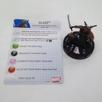Heroclix Monthly Op Kit Blade M15 012 Limited Edition Figure W Card Ebay