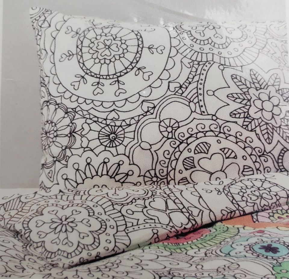 Funda nórdica doble Ikea Vanskaplig 64x86" funda de almohada 20x30 100 % algodón 146 hilos Foto 3 de 4