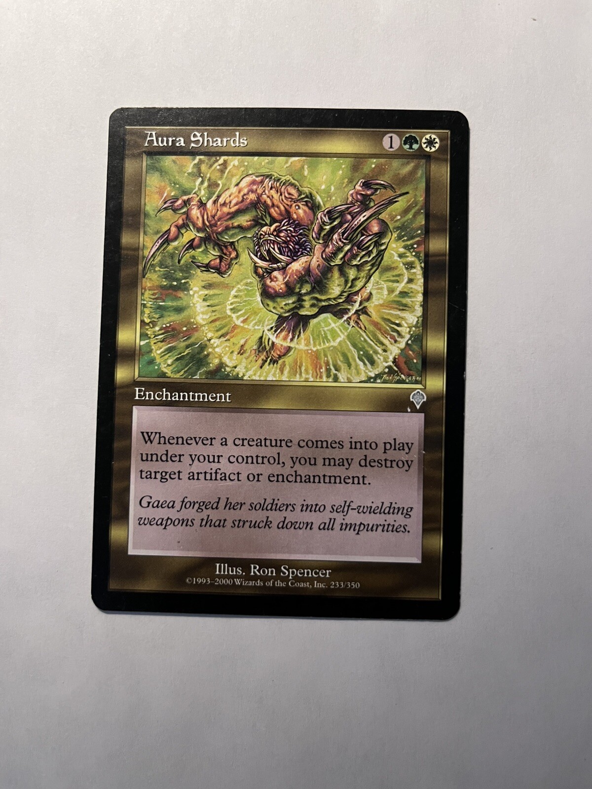1 x Aura Shards - INVASION - MTG Magic The Gathering Card - LP/MP