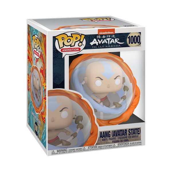Avatar The Last Airbender Aang (Avatar Zustand) Pop Animation #1000 Vinyl Figur-image