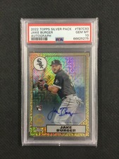 PSA 10 2022 Topps Chrome Silver Pack Mojo Jake Burger Rookie Autograph /299