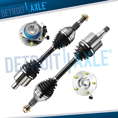 Front CV Axle & Wheel Hub Kit For 2001-2003 Dodge Dakota & Durango 4WD