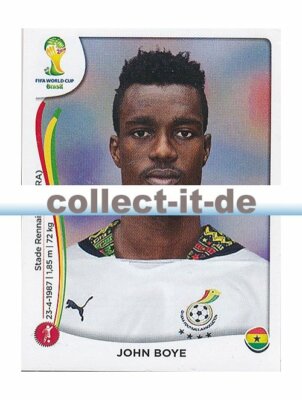 Panini WM Worldcup 2014 - Sticker 533 - John Boye