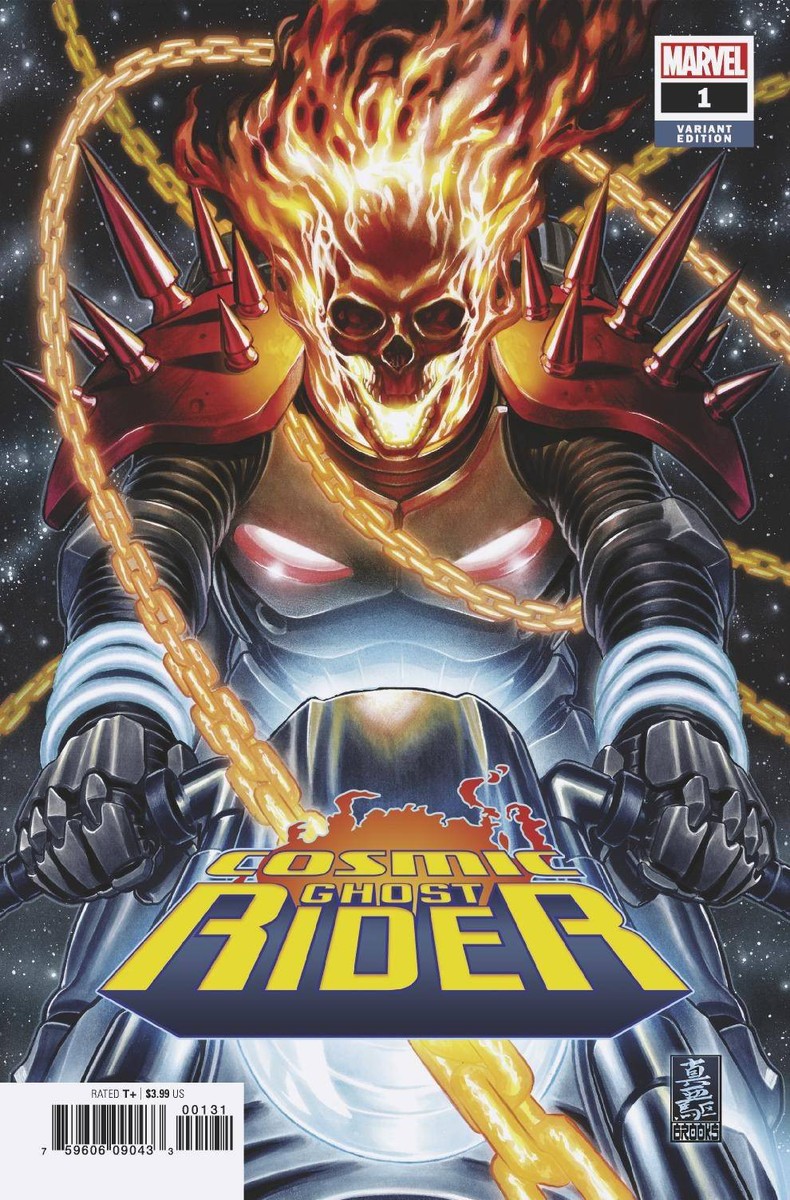 COSMIC GHOST RIDER 1 1:50 MARK BROOKS VARIANT FRANK CASTLE NM | eBay