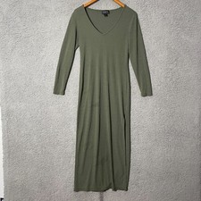 Finity Long Sleeve Dress V-Neck Size Medium Made In USA