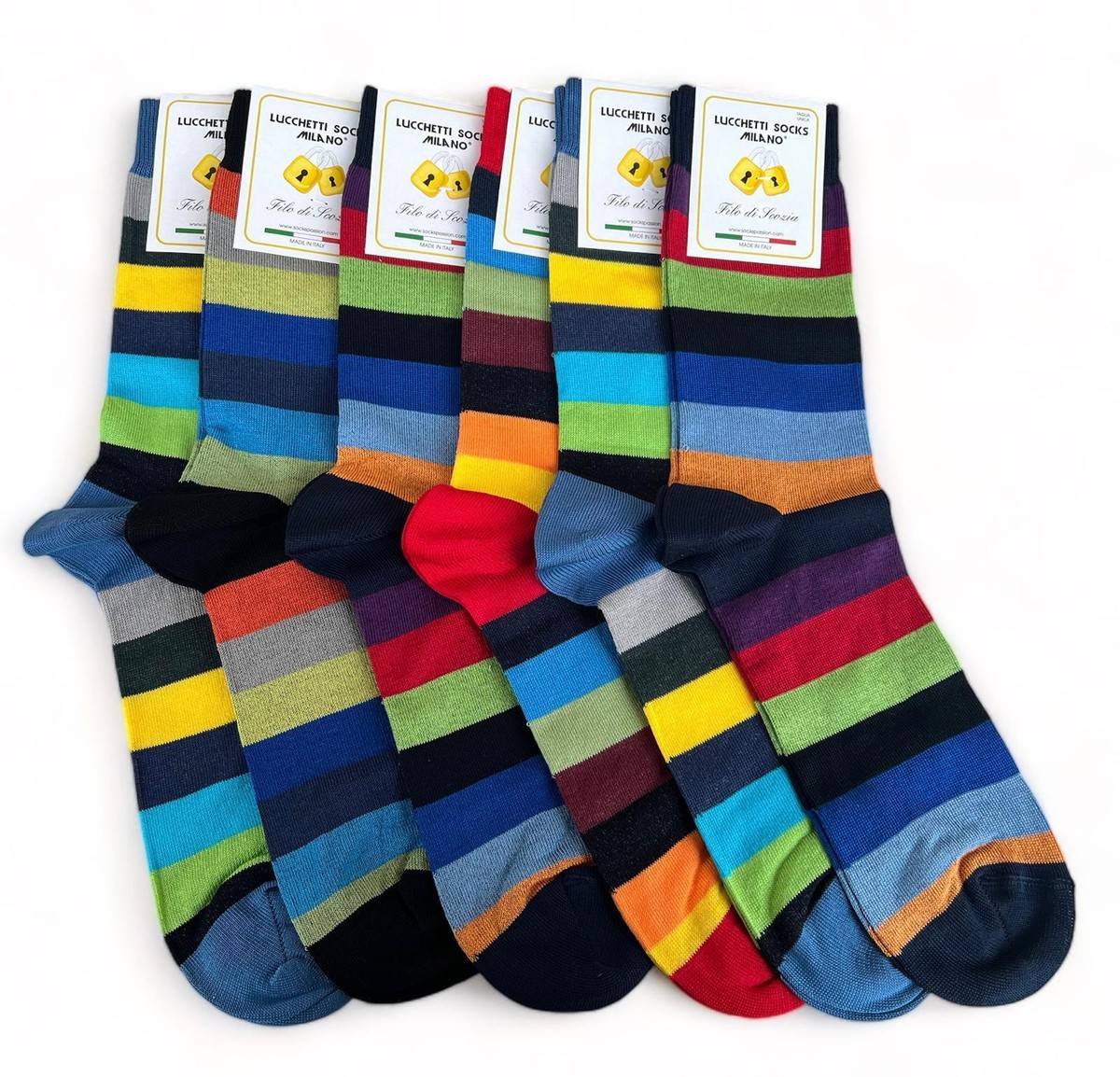 Calze Lunghe Colorate Uomo Calzini Uomo Colorati Fantasia PAIA