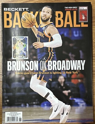 Beckett BASKETBALL CARD PRICE GUIDE Magazine JUNE 2024 JALEN BRUBSON