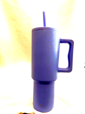 simple modern 40oz trek tumbler Ice Forget Me Not