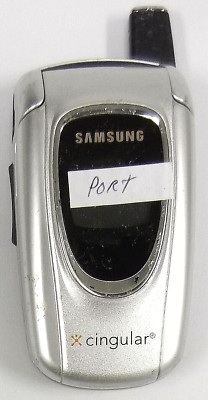 Samsung SGH-X497 - Silver and Black ( AT&T / Cingular ) Rare